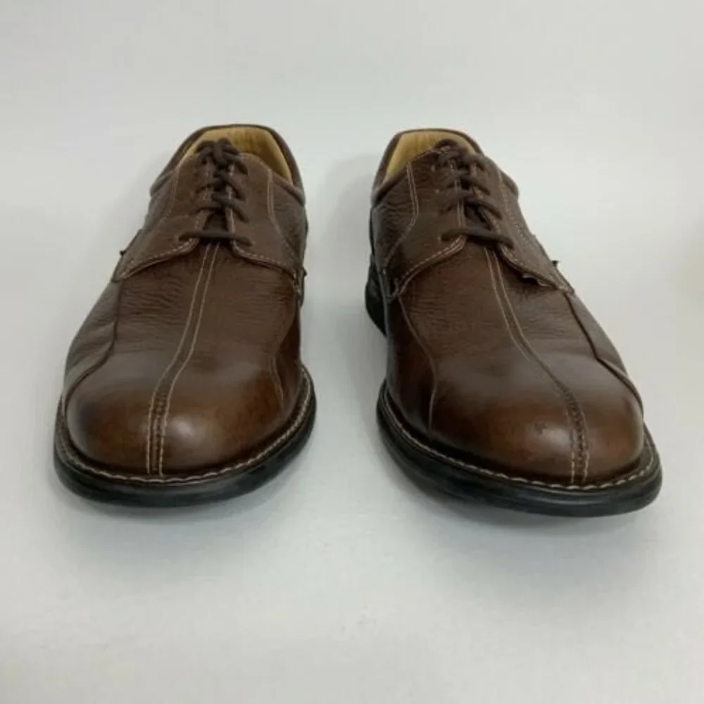 Johnston & Murphy brown sheepskin
